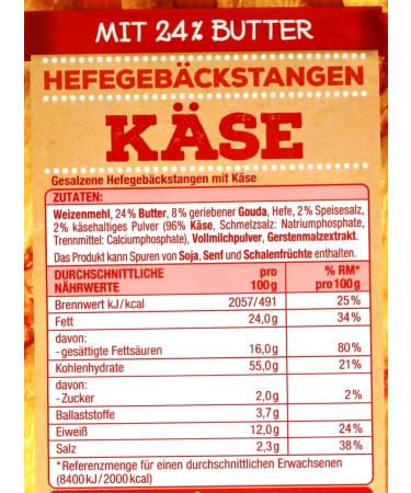 Buy Good & Cheap Yeast Pastry Sticks with Cheese - Pack of 6 (6 x 150g) | Quality International Shipping - Buy Online on GoSupps.com