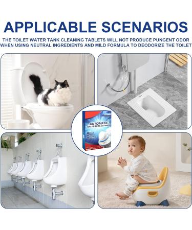wimony Toilet Bowl Cleaner 12PCS Toilet Cleaner Bowl Cleaning Active Cleaner Tablets Toilet Limescale Remover Heavy Duty Toilet Cleaner and Descaler Bleach Cleaner Fizzy Foam Toilet Cleaner Deodoriser - Buy Online on GoSupps.com