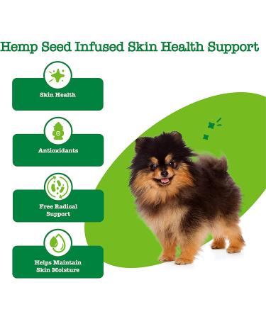 Zesty Paws Hemp Elements Omega Bites for Dogs - Chicken Flavor | 90 Soft Chews - Buy Online on GoSupps.com