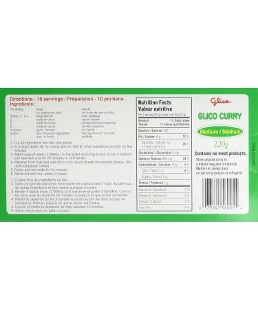 Glico Green Curry Sauce-Medium 220 Gram Green Curry 220 g (Pack of 1) - Buy Online on GoSupps.com