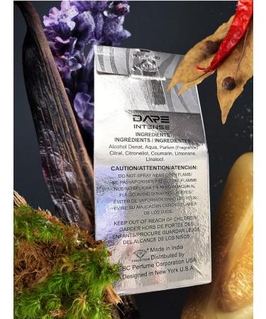 POUR HOMME DARE INTENSE MASCULINE EAU DE PARFUM 3.4 FL. OZ Amber Woody fragrance for Men. - Buy Online on GoSupps.com
