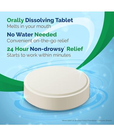 Alavert 24-Hour Citrus Burst Allergy Relief Orally Disintegrating Tablets - 18 Count Pack - Buy Online on GoSupps.com