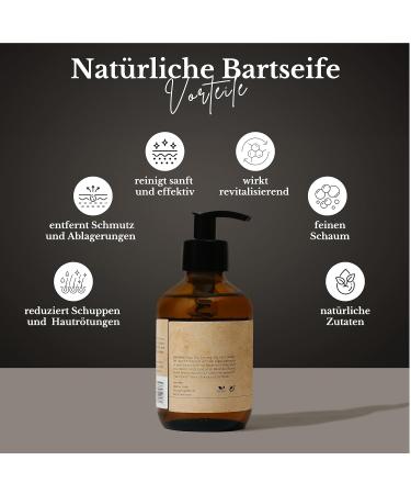 Meißner Tremonia Warm Woods Bartage Soap 200ml | Vegan Beard Shampoo for Men | Organic Olive Oil for Intensive Daily Care - No Artificial Additives - Buy Online on GoSupps.com