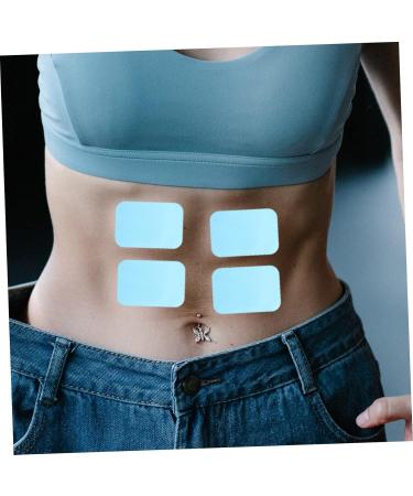 Homsfou 30 Pcs Replacement Gel Pads for Abdominal Stimulators - Super Conductive Hydrogel Pads - 6cm Adhesive Patch for Bollenoner - White - Buy Online on GoSupps.com