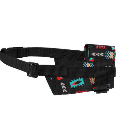 Collardirect Dog Muzzle - Adjustable Soft & Breathable Nylon for Small Medium & Large Dogs - Anti-Chewing Barking & Biting - Tribal Pattern 2 (L/XL) - Buy Online on GoSupps.com
