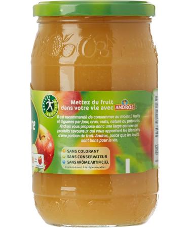 ANDROS Natural Apple Compote 750 g - Buy Online on GoSupps.com