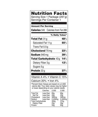 Nestle Stouffers Chicken Fettuccini in Alfredo Sauce 10.5oz - Delicious Entree! - Buy Online on GoSupps.com