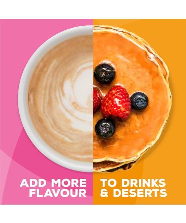 Simply Sugar Free Caramel Syrup Low Calorie Vegan & Nut Free Flavoured Syrup for Coffee Cocktails & Baking (1 Litre x 6) - Buy Online on GoSupps.com