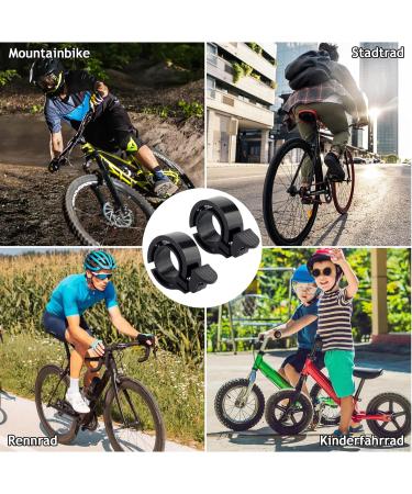 Funtery Bicycle Bell - 2 Pieces for Kids & Adults | MTB Racing Bike Bell | Fits 22-24 mm Handlebars - Buy Online on GoSupps.com