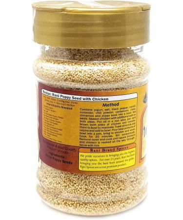 Rani White Poppy Seeds Whole (Khus Khus) Spice 3oz (85g) Natural | Vegan | Gluten Friendly | Non-GMO | Indian Origin - Buy Online on GoSupps.com