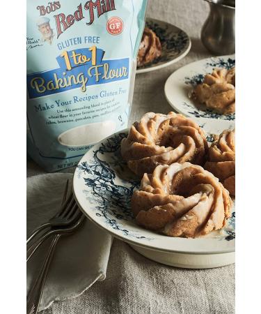 Bob's Red Mill Gluten Free 1-to-1 Baking Flour - 22oz Pack of 4 | 5.48lbs Total - Buy Online on GoSupps.com