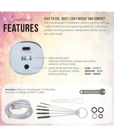 Buy Belloccio Cordless Handheld Airbrushing Makeup System - Rechargeable 15-30 PSI for Makeup Art & Crafts - Global Shipping Available - Buy Online on GoSupps.com