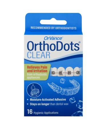 Orvance Hygienic Applications Orthodots Clear 16 Count