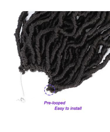 18 Inch Faux Locs Crochet Hair - 7 Packs Butterfly Style (4#) - Perfect for Easy Styling - Buy Online on GoSupps.com