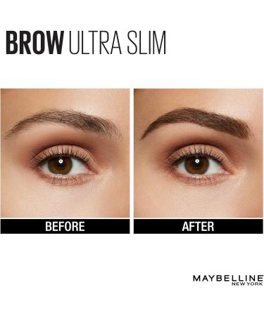 Maybelline Express Brow Ultra Slim Defining Eyebrow Pencil 07 Black - 1 Count - Buy Online on GoSupps.com