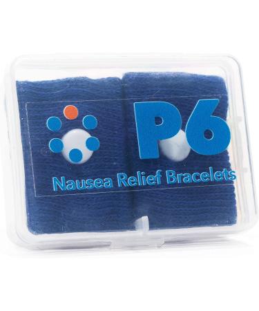 Kids Motion Sickness Bands - 2 Pack Pink Royal Blue Children's Wristbands for Nausea Relief - Non-Drowsy Acupressure Treatment - Buy Online on GoSupps.com