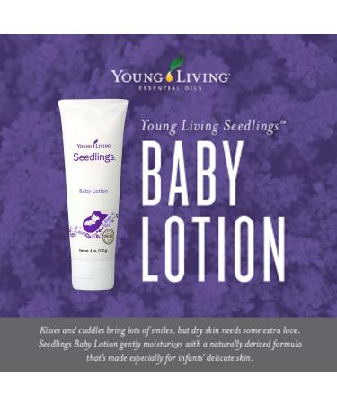 Young Living Seedlings Baby Lotion 4 oz | Hypoallergenic Skincare for Delicate Infant Skin | Gentle & Soothing Hydration - Buy Online on GoSupps.com