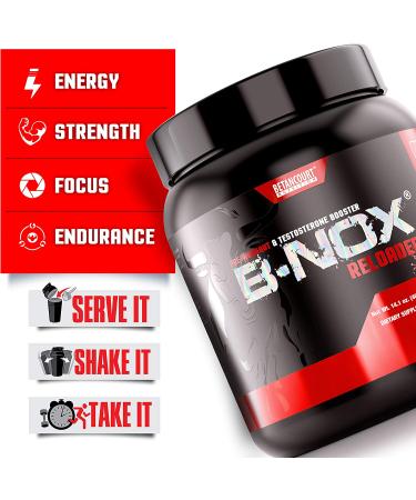 Betancourt Nutrition B-NOX Androrush Reloaded Pre-Workout and Testosterone Enhancer | Extra-Energy | Extra-Strength | Concentrated | Power Punch | 14.1 Ounce | 20 Servings - Buy Online on GoSupps.com