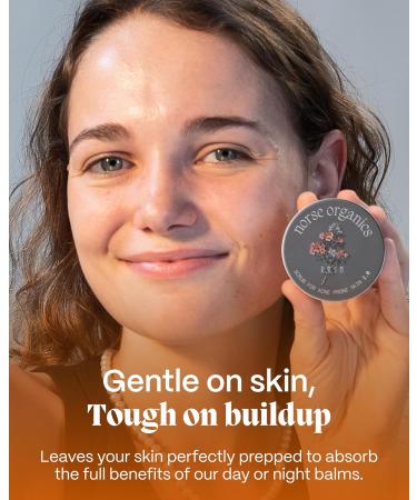 Norse Organics | Scrub For Acne Prone Skin | Natural Exfoliator with Rose Petals Apricot Kernel Rice Flour | Gentle Deep Cleanse for All Skin Types | Men & Women | 3x Weekly Use | 2 oz - Buy Online on GoSupps.com