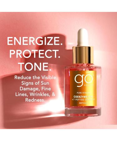 Longevity CoQ10 Serum - Anti-Aging Skin Superfood with 7 Peptides & Vitamin B3 | Daily Antioxidant Defense for Healthy Youthful Skin - 1 fl. Oz - Buy Online on GoSupps.com