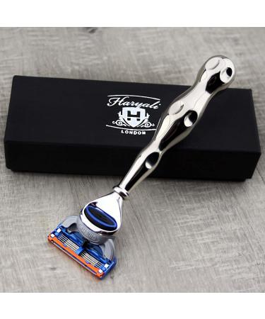 Premium Men's Wet Razor with Stainless Steel Handle - Precision Shaving for a Smooth Finish - Buy Online on GoSupps.com