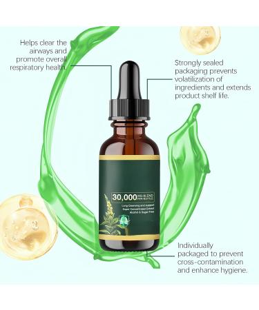Organic lung cleansing drops with mullein leaf extract supplement with mullein leaf extract cleansing and supporting the respiratory tract for men and women 30 ml 3 Pieces - Buy Online on GoSupps.com