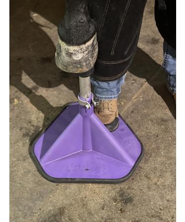 Hoof-It Blacksmith Hoof Stand & Rack in Purple | Premium Quality Hoof Care for Horses | International Shipping Available - Buy Online on GoSupps.com