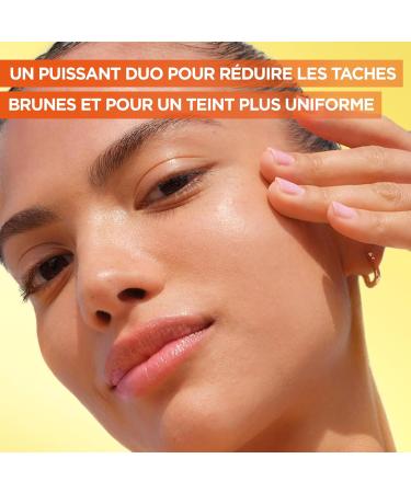  Garnier Garnier Skin Active - Dark Spot Correcting Day Serum + Radiance Boosting Night Serum Set - Facial Care Enriched with Vitamin C - Vegan & Cruelty-Free - All Skin Types - 2 x 30 ml - Buy Online on GoSupps.com