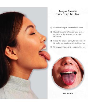 Buy Copper Tongue Cleaner Pack of 3 - Stop Bad Breath & Improve Oral Care for Adults | Metallic Tongue Scraper - Buy Online on GoSupps.com
