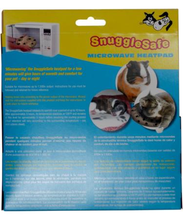 SnuggleSafe Pet Bed Microwave Heating Pad - Safe and Comfortable Heating for Pets - Buy Online on GoSupps.com