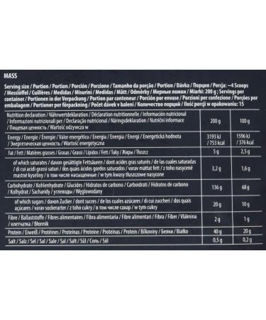 Fa Core Masscore - 3000g - Toffee Flavor | Premium Protein for Muscle Gain | International Shipping Available - Buy Online on GoSupps.com