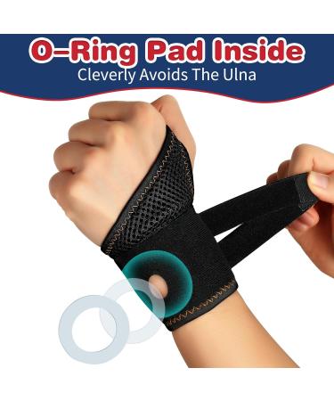 Adjustable Wrist Brace for TFCC Tears & Ulnar Pain - M Size Right Hand Wrap with Ring Pad for DRUJ Instability - Buy Online on GoSupps.com