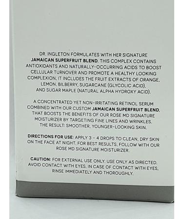 Retexturizing Retinol Booster Serum 1 oz - Anti-Aging Skincare for Smooth Radiant Skin | International Shipping Available - Buy Online on GoSupps.com