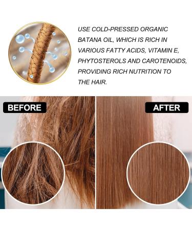 Batana Oil Hair Cream Organic Batana Oil Natural Healthy Hair Batana Oil Promotes Women's Hair Health Improves Hair and Skin Shine Restores - Buy Online on GoSupps.com