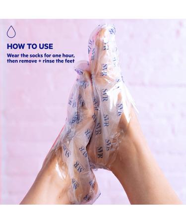 SVR XERIAL Peel - Exfoliating Foot Sock Mask for Dry, Hard, and Callused Skin - Size 35-44 (1 Pair) - Buy Online on GoSupps.com