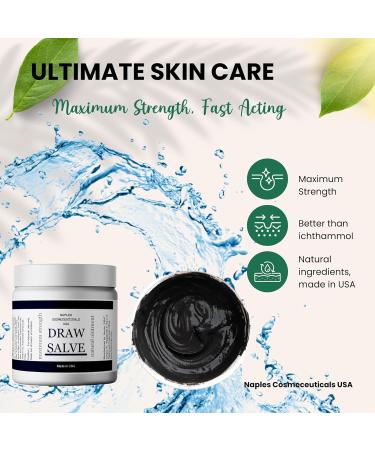 Drawing Salve for Boil Ease Cysts Splinters Burns Poison Ivy Ingrown Hair Fast Draw Ointment (2 oz) 2 Ounce (Pack of 1) - Buy Online on GoSupps.com