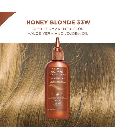 Clairol Professional Beautiful Collection 33W Honey Blonde Semi-Permanent Hair Color - Zero Damage - Buy Online on GoSupps.com