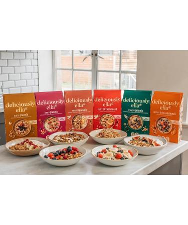 Deliciously Ella - Granola & Muesli Gluten-Free Vegan Friendly Healthy Breakfast (6 boxes) (Nutty Granola) - Buy Online on GoSupps.com