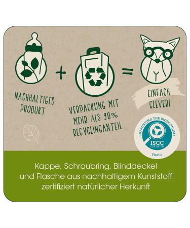 Nip Cherry Green Wide Neck Bottle 260ml - Brown Plastic Baby Bottle for Safe Feeding | International Shipping - Buy Online on GoSupps.com