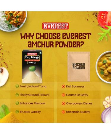 Everest Dry Mango Powder (Aamchoor) - 100 Grams - Buy Online on GoSupps.com