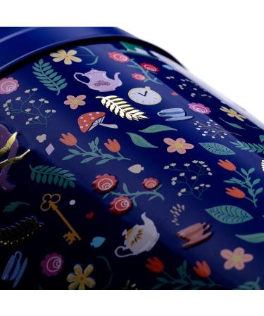 New English Teas Midnight Alice in Wonderland Tea Caddy with 80 English Breakfast Teabags - Buy Online on GoSupps.com