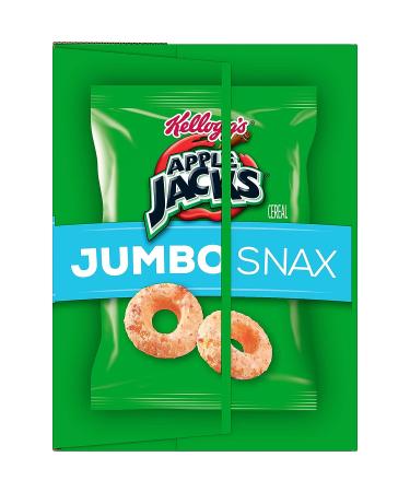 Kellogg's Apple Jacks Jumbo Snax Cereal Snacks - 5.4oz Box (12 Pouches) for Kids Gaming & Lunch Boxes - Buy Online on GoSupps.com