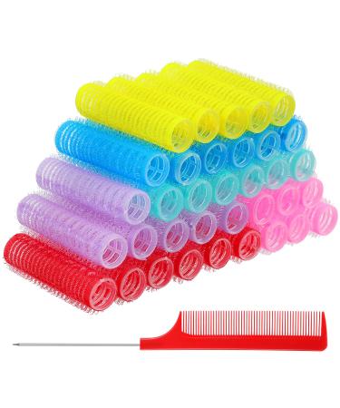 36 pieces of curlers Short hair self-adhering adhesive winder Small curls set hairdressing salon curly winder overnight hair winder styling tools with 1 pack of ratwocking crashes for women 1 piece (1 Pack) varied - Buy Online on GoSupps.com