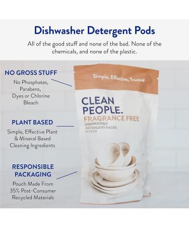 Plant-Based Lemon Dishwasher Pods - Residue-Free & Grease-Fighting - 60 Pack - Buy Online on GoSupps.com