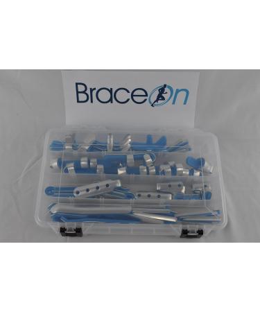 Brace On 48-Piece Finger & Thumb Splint Kit - Comfortable Hand Injury Splints Foam & Metal Support 5 Styles - International Shipping Available - Buy Online on GoSupps.com