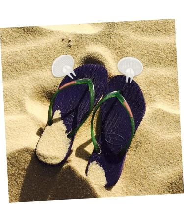 FRCOLOR Clear Sandals - 4 Pairs Clip Toe Pad & Silicone Forefoot Cushions - Ultimate Comfort for Thong Slippers - Toe Protector & Grip Pad - Buy Online on GoSupps.com