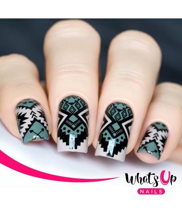 Whats Up Nails B009 Lost in Aztec Stamping Plate - Nail Art Design Essential - Buy Online on GoSupps.com