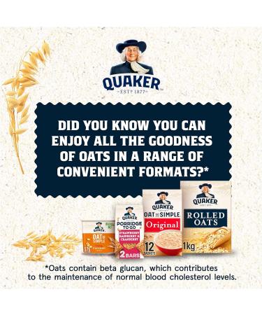 Quaker Oats Oat So Simple Original Porridge Sachets - Case of 60, 27g Each - Buy Online on GoSupps.com