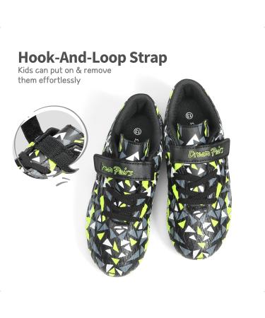 DREAM PAIRS Football Boots for Kids | Breathable Boys & Girls Soccer Shoes | Unisex Indoor & Outdoor Training Shoes - 28.5 EU Black Neon Green - Buy Online on GoSupps.com