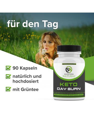 Keto Day & Night Metabolism Value Pack - 180 Capsules with Magnesium Vitamin B6 Green Tea Extract L-Carnitine & L-Tyrosine for 1 Month Supply - Best for Weight Loss & Energy Boost - Buy Online on GoSupps.com